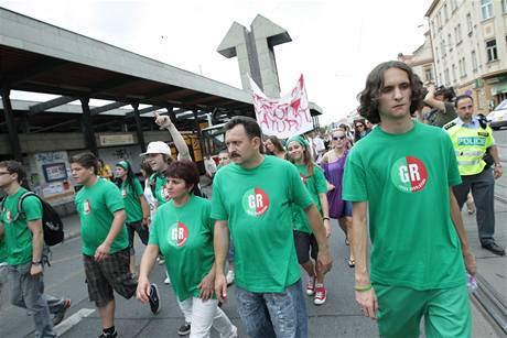 demonstrace student proti státním maturitám 