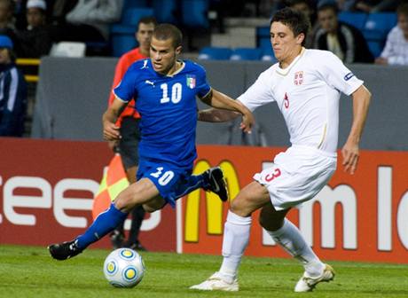 Nemanja Mati� v dresu juniorského výb�ru Srbska. 
