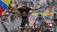 Vítěz osmé etapy, španělský cyklista Luis León Sánchez. | na serveru Lidovky.cz | aktuální zprávy