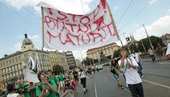 Studenti chystaj dal protesty proti maturitm. Jet ped volbami