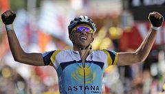 Contador a jeho vítězné gesto.  | na serveru Lidovky.cz | aktuální zprávy