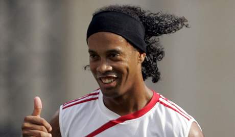 Usmvavý Ronaldinho.
