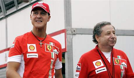 Michael Schumacher a Jean Todt.