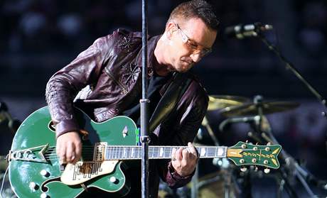 Bono a jeho zelený Gretsch