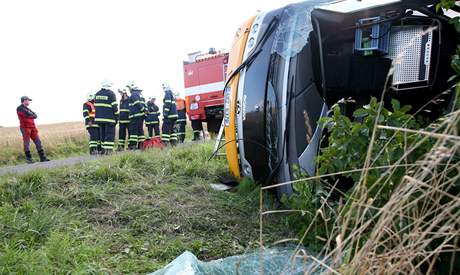 Havárie autobusu Student Agency u Lubence na Lounsku