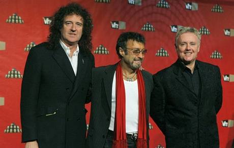 Roger Taylor (vpravo) s kolegy z Queen