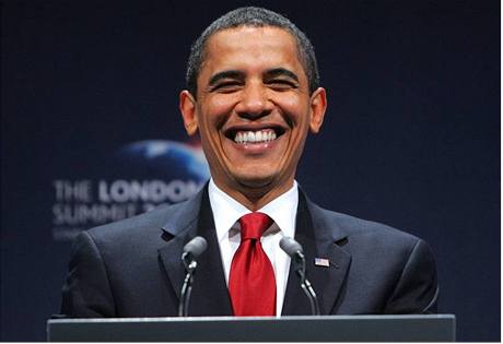 Barack Obama při jednání lídrů států G20.