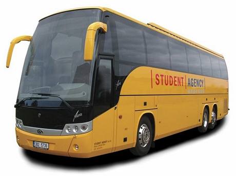 Autobus STUDENT AGENCY - ilustraní foto