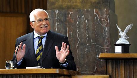 Prezident Václav Klaus v Karolinu