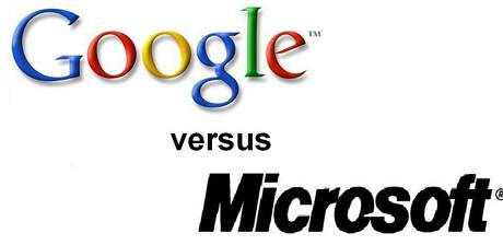 Google versus Microsoft.