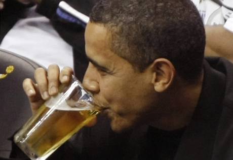 Barack Obama chce eit problém u piva