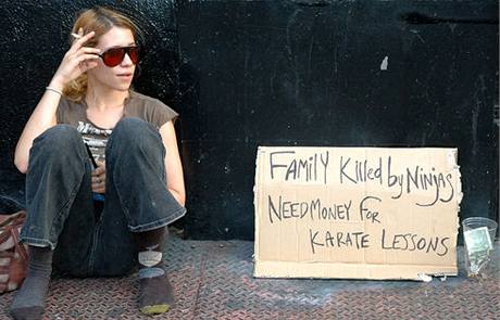 Bezdomovec v New Yorku
