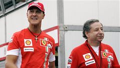 Michael Schumacher a Jean Todt.