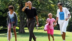 Barack Obama zahjil svou prvn prezidentskou dovolenou 