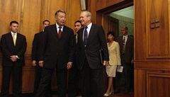 Prezident Kyrgyzstánu Kurmanbek Bakijev.