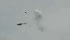 Turistka zachytila srážku letadla s vrtulníkem nad řekou Hudson