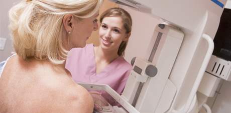 Vyetení na mammografu (ilustraní foto)