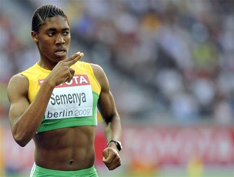 Jihoafrická atletka Caster Semenyaová