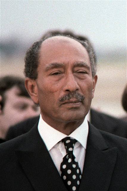 Anvar Sadat, bývalý egyptský prezident.