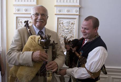 Václav Klaus v Domalicích