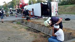 Na vchodnm Slovensku havaroval esk autobus, 3 lid jsou zranni