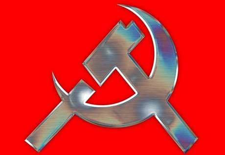 srp a kladivo (komunistický symbol) - ilustraní foto.