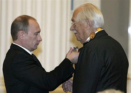 Sergej Michalkov a Vladimir Putin
