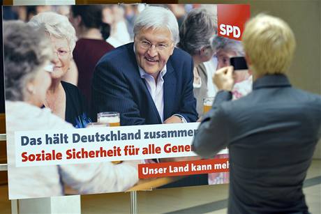 Jistoty pro vechny aneb pedvolební plakát socialisty Steinmeiera.