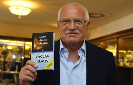 Prezident Václav Klaus pedstavil svou knihu Modrá planeta v ohroení