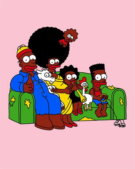 Simpsonovi jako černoši.