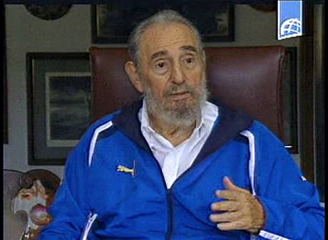 Zábry Fidela Castra se po více ne roce objevily v televizi.