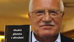 Václav Klaus pedstavil svoji novou knihu Modrá planeta v ohroení