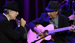 Leonard Cohen p�i svém koncertu v Bratislav� (28. srpna 2009)