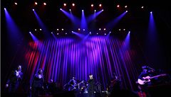 Leonard Cohen p�i svém koncertu v Bratislav� (28. srpna 2009)