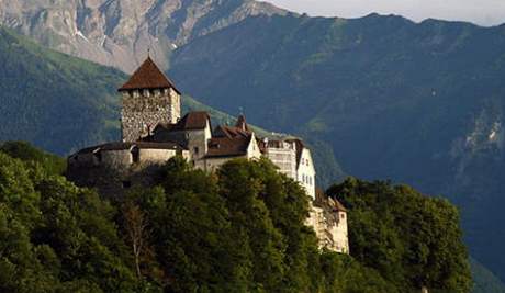 Hrad v Lichtentejnském Vaduzu