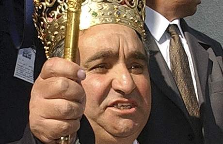 Rumunský romský král Florin Cioaba.