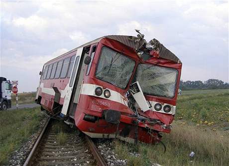 Nehoda osobního vlaku (ilustraní foto)