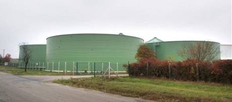 Bioplynová stanice ve Velkém Karlov na Beclavsku