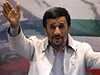 Íránský prezident Ahmadíneád na tiskové konferenci po volbách
