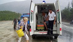 Nehoda autobusu eské CK v Turecku.