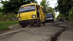 Indonésii zasáhlo silné zemtesení.