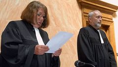 Soudkyn Ústavního soudu Elika Wagnerová (vlevo) te rozhodnutí. 