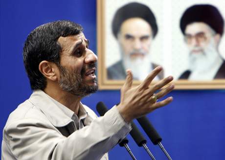 Íránský prezident Mahmud Ahmadíneád 