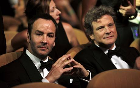 Tom Ford a Colin Firth (Benátky 2009)