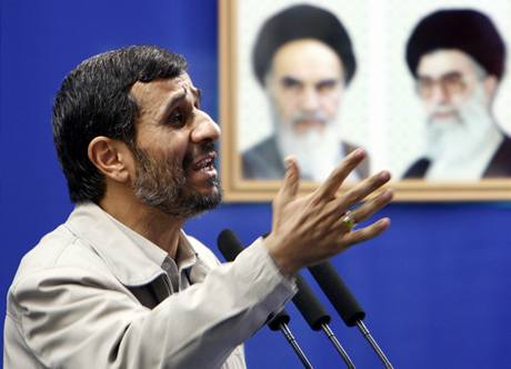 Íránský prezident Mahmud Ahmadíneád 
