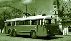 První plze�ské trolejbusy typu 3 Tr slou�ily v doprav� od roku 1941 a� do roku 1970