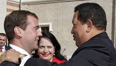 Medvedv s Chávezem