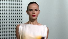 Model z kolekce Victorie Backhamové.