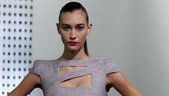 Model z kolekce Victorie Backhamové.