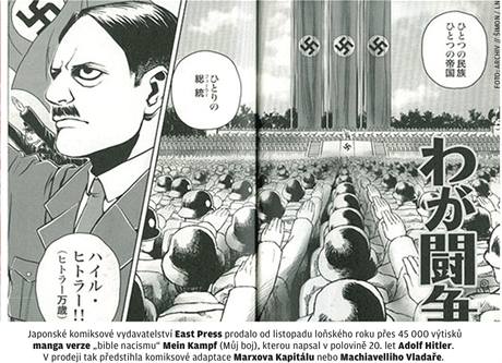 Mein Kampf jako japonský komiks